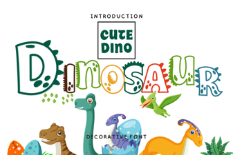 Free Dinosaur Fonts for Creative Design Projects