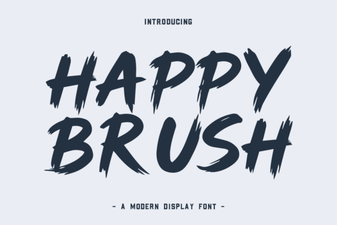 Happy Brush Fonts for Creative Projects & Designs