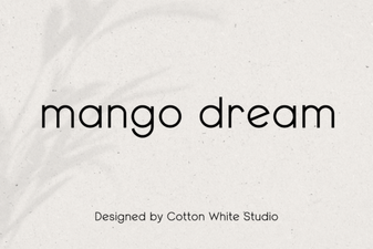 Mango Dream Font: Creative Design & Typography Projects