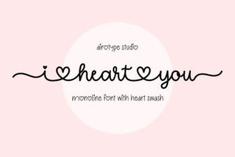 Heart-You Font Designs for Creative Projects & Websites