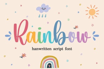 Add a Rainbow Font to Your Creative Designs