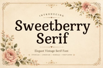 Sweetberry Serif: Elegant Fonts for Creative Design